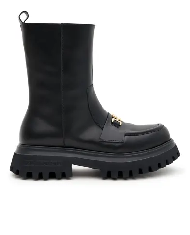 Dolce&Gabbana Детские кожаные ботинки - Артикул: D11328-AO227-M