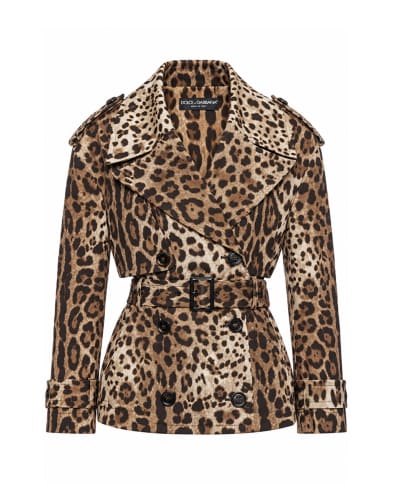 Dolce&Gabbana Куртка з леопардовим принтом - Артикул: F9U46T-FSFN4