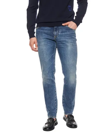 Dolce&Gabbana Джинсы с логотипом - Артикул: GY07CD-G8PK5