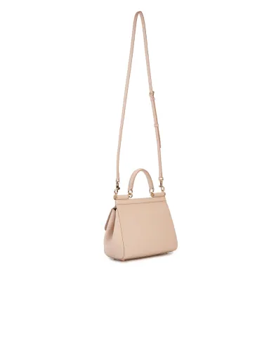 Dolce&Gabbana Кожаная сумка Sicily Medium - Артикул: BB6003-B1001