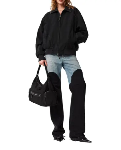 Stella McCartney Куртка джинсовая в стиле Patchwork - Артикул: 6D04483SQH49