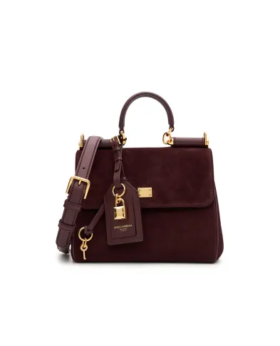Dolce&Gabbana Сумка My Sicily Small из телячьей замши - Артикул: BB7781-BO903