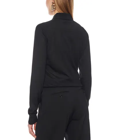 Dolce&Gabbana Поло з довгими рукавами з кашеміру - Артикул: FXZ59T-JBW24
