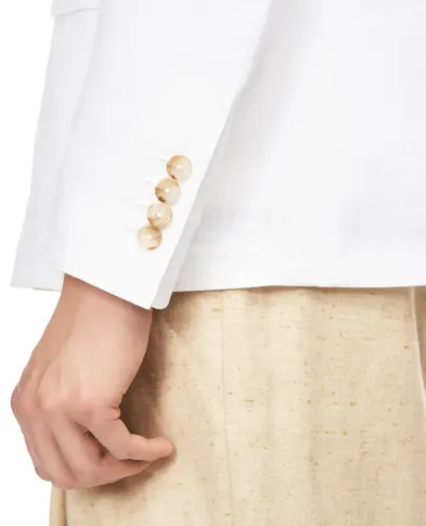 Dolce&Gabbana Пиджак двубортный из льна - Артикул: G2NW1T-GK326