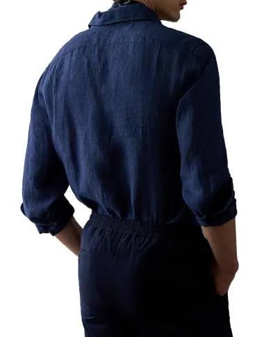 Ralph Lauren Purple Label Льняная рубашка - Артикул: 790964234001