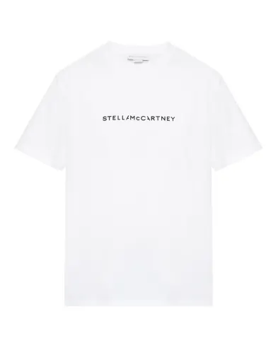 Stella McCartney Футболка оверсайз з логотипом - Артикул: 6J01583SPY48