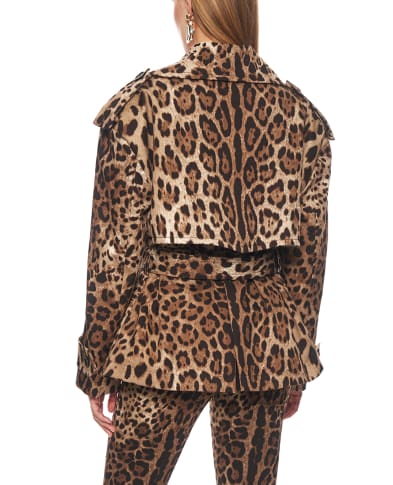Dolce&Gabbana Куртка з леопардовим принтом - Артикул: F9U46T-FSFN4