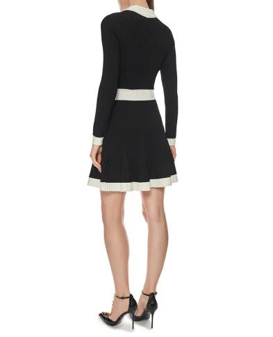 Balmain Вязаное мини-платье - Артикул: FF1R9858KI64