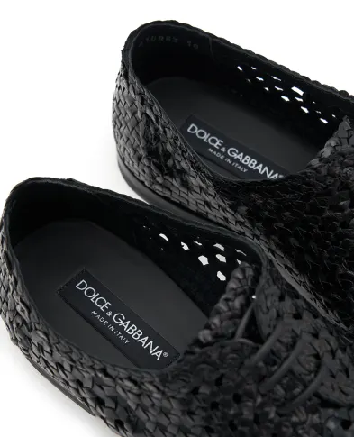 Dolce&Gabbana Дербі з глянсової шкіри - Артикул: A10863-A6M71