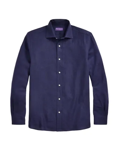 Ralph Lauren Purple Label Льняная рубашка - Артикул: 790977153005