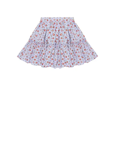Dolce&Gabbana Детская юбка в цветочном принте - Артикул: L55I82-HS5UL-B