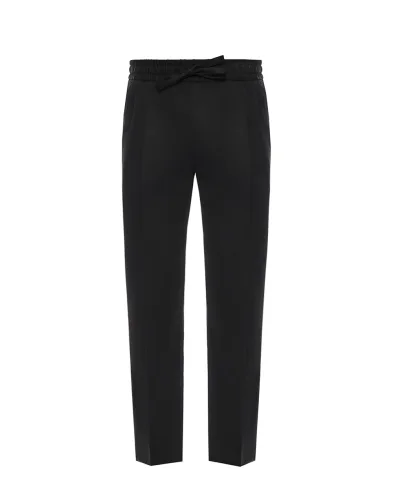 Dolce&Gabbana Брюки-джоггеры из хлопковой габардины - Артикул: GP12QZ-FUFNV