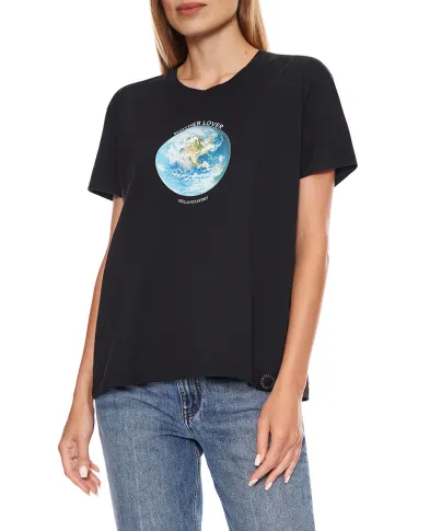 Stella McCartney Футболка с принтом - Артикул: 6J02733SQA61