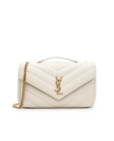 Saint Laurent Сумка из кожи Loulou Medium - Артикул: 801439-AAEAX