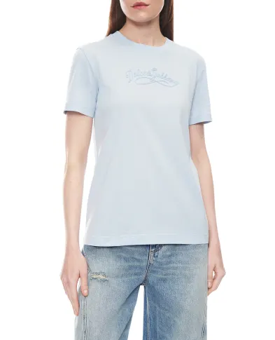 Dolce&Gabbana Футболка з вишивкою - Артикул: F8V42Z-GDDL1