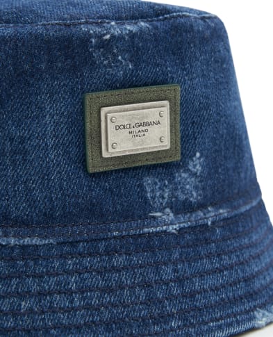 Dolce&Gabbana Дитяча панама з логотипом - Артикул: LB5H55-LDD92