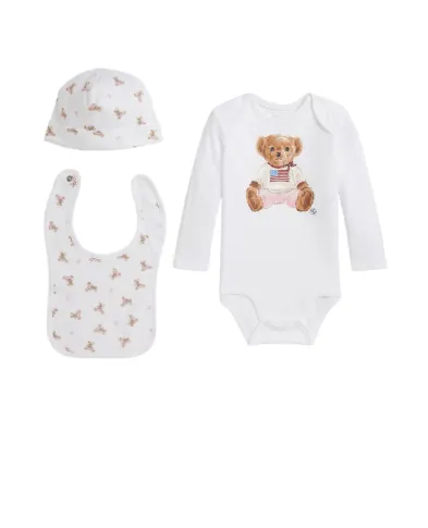Polo Ralph Lauren Подарочный набор, детское боди из хлопка - Артикул: 310981226001