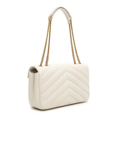 Saint Laurent Сумка из кожи Loulou Medium - Артикул: 801439-AAEAX