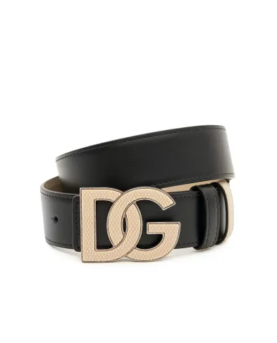 Dolce&Gabbana Ремень двусторонний из кожи - Артикул: BC4966-AZ345