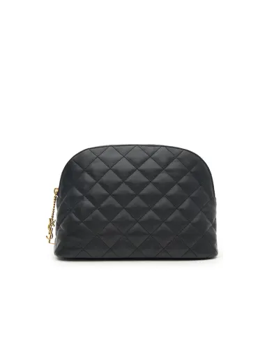 Saint Laurent Кожаная косметичка - Артикул: 837767-AABK9
