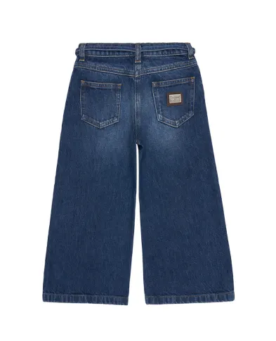 Dolce&Gabbana Дитячі джинси з вишивкою - Артикул: L53F02-LDD69-S