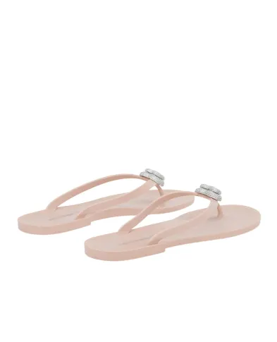 Mach&Mach Шлепанцы Double Heart - Артикул: SS26-S0888-05-GUM-NUD