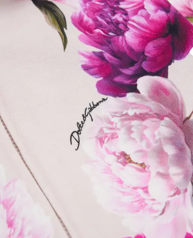 Dolce&Gabbana Дитяча толстовка з капюшоном із квітковим принтом (костюм) - Артикул: L2JWDO-G7QWQ