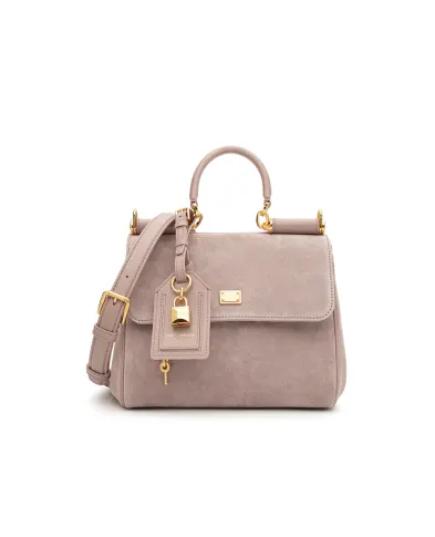 Dolce&Gabbana Сумка My Sicily Small з телячої замші - Артикул: BB7781-BO903