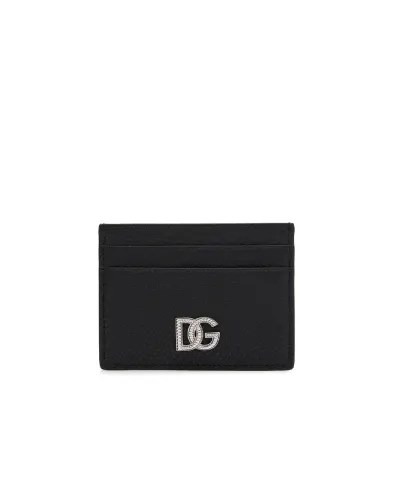 Dolce&Gabbana Визитница из телячьей кожи с логотипом - Артикул: BP0330-A0370