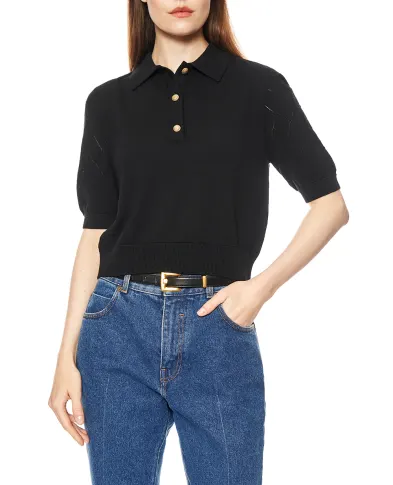 Balmain Поло из шерсти - Артикул: HF1GB040KJ99