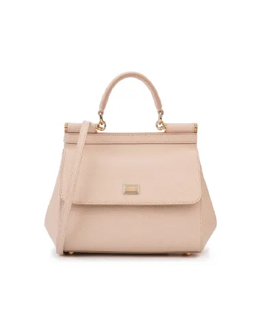 Dolce&Gabbana Кожаная сумка Sicily Medium - Артикул: BB6003-B1001