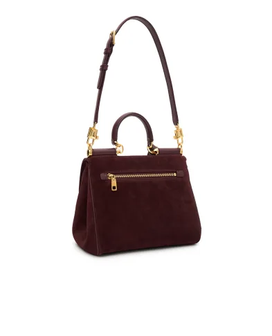 Dolce&Gabbana Сумка My Sicily Small из телячьей замши - Артикул: BB7781-BO903