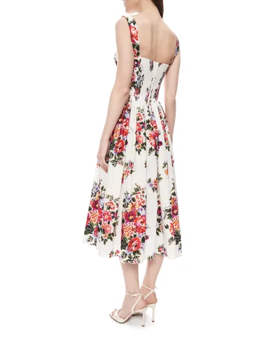 Dolce&Gabbana Платье с цветочным принтом - Артикул: F6TTGT-HS5UU