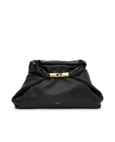 Balmain Сумка DINNER AT 8 medium з овечої шкіри - Артикул: HN0BH092LNPH