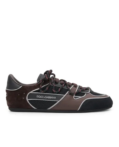Dolce&Gabbana Кроссовки Ginnica Soft из телячьей кожи и замши - Артикул: CS2448-A0895