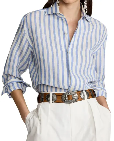 Ralph Lauren Collection Льняная рубашка - Артикул: 290975285001