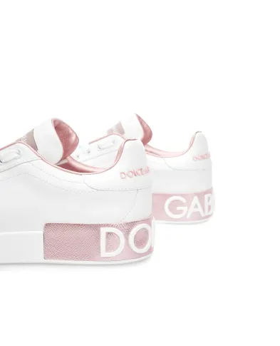 Dolce&Gabbana Кеды Portofino из телячьей кожи - Артикул: CK1544-AX615