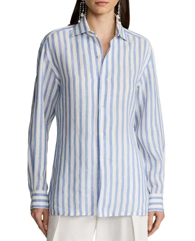 Ralph Lauren Collection Льняная рубашка - Артикул: 290975285001
