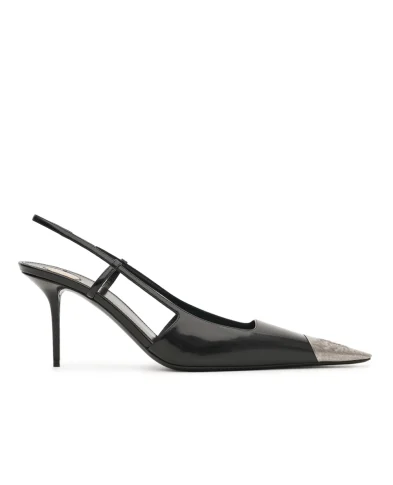 Saint Laurent Туфлі-човники JEANNE з глянсової шкіри - Артикул: 853184-AAFAN