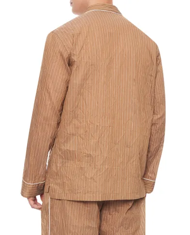 Dolce&Gabbana Рубашка vanity из жатой ткани в полоску (костюм) - Артикул: G2WK2T-FBMFT