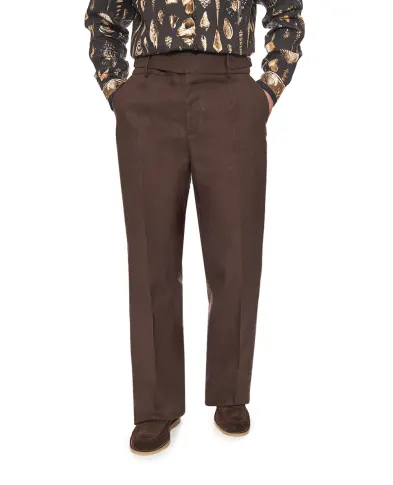 Dolce&Gabbana Брюки из льна - Артикул: GP110T-FU4MC