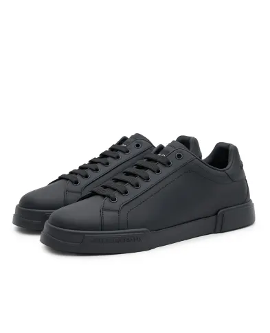 Dolce&Gabbana Кеди Portofino зі шкіри - Артикул: CS2332-A1065