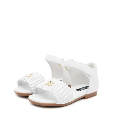 Dolce&Gabbana Дитячі босоніжки зі шкіри ягняти - Артикул: D20113-A1850