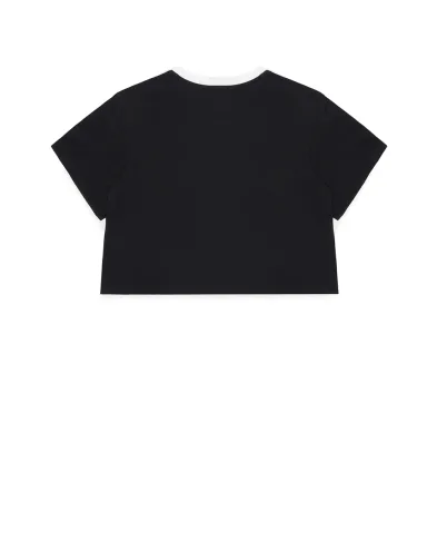 Dolce&Gabbana Детская футболка с принтом - Артикул: L5JTQG-G7PWI-B