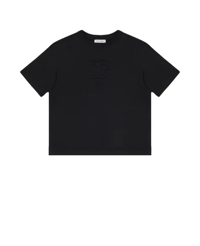 Dolce&Gabbana Детская футболка с логотипом DG - Артикул: L4JTHV-G7O5R-B