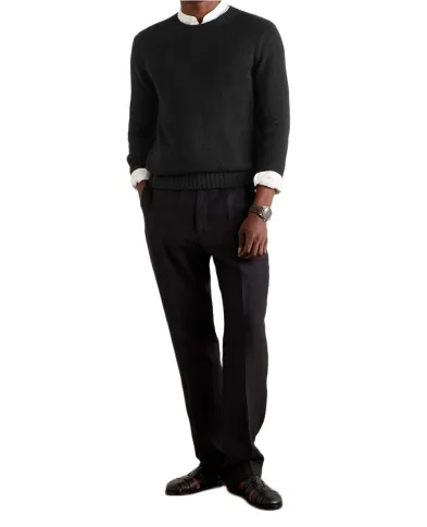 Ralph Lauren Purple Label Свитер из шелка и льна - Артикул: 790P01955002