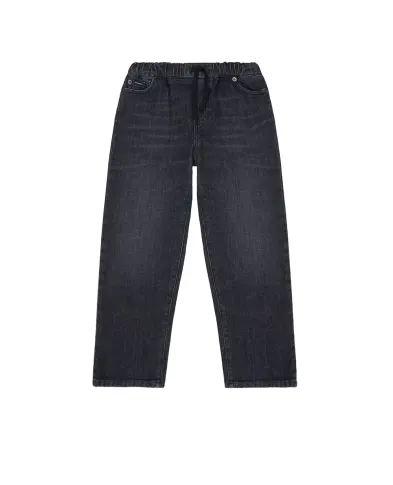 Dolce&Gabbana Детские джинсы с вышивкой логотипа - Артикул: L42F85-LDD39-S