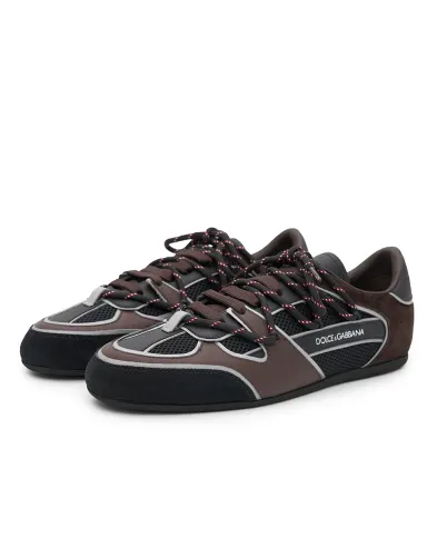 Dolce&Gabbana Кроссовки Ginnica Soft из телячьей кожи и замши - Артикул: CS2448-A0895