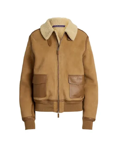 Ralph Lauren Collection Дублянка Morrison із замші та овчини - Артикул: 290P01983001