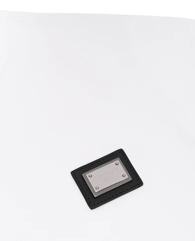 Dolce&Gabbana Дитяча футболка з логотипом - Артикул: L4JT7T-G7P1T-S
